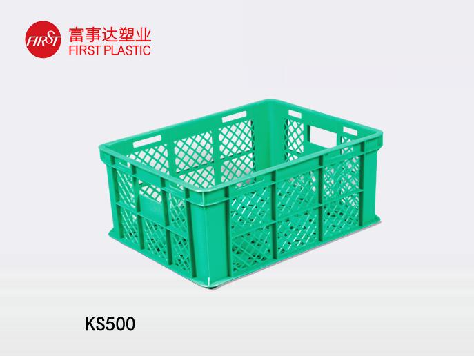 KS500網(wǎng)孔塑料周轉(zhuǎn)箱 KS500網(wǎng)孔塑料周轉(zhuǎn)箱